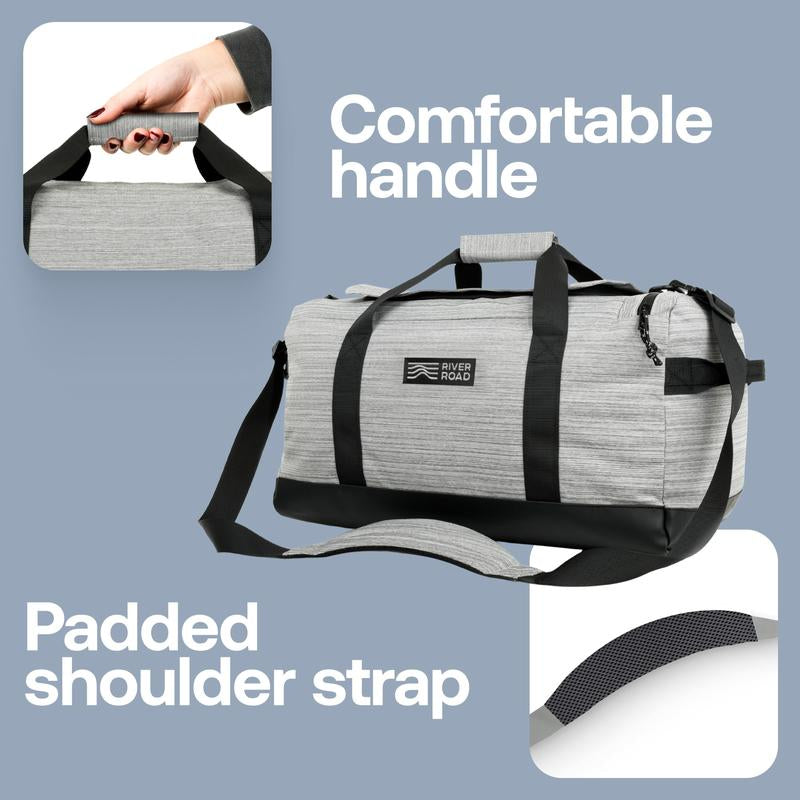 RIVER ROAD Town-Trekker 33L Heavy Duty Duffel Bag - Sports & Travel