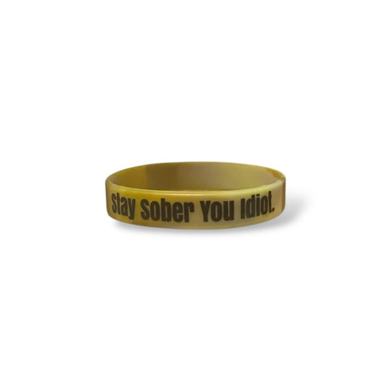 Stay Sober You Idiot. Wristbands Quick Dry Water-Resistant Breathable Comfortable Unisex