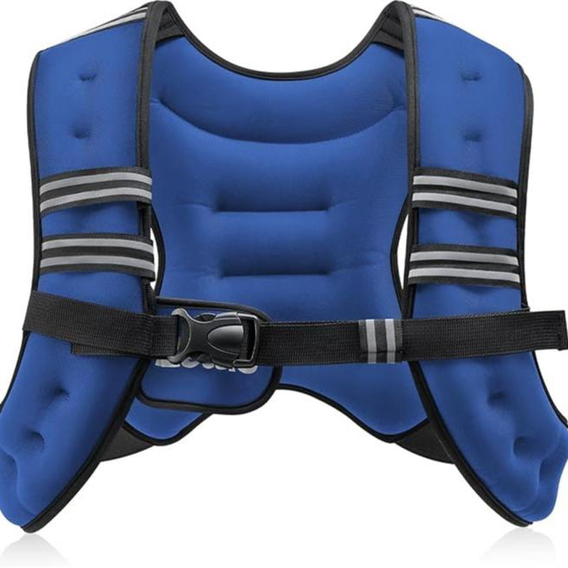 【Deals for You】Zelus Weighted Vest, 6Lb/8Lb/12Lb/16Lb/20Lb/25Lb/30Lb, Gym Outfits, with Reflective Stripe for Workout,Training,Gym,Fitness,Comfortable,All Seasons,Gift Ideat Idea, Summer Accessories Sandbag