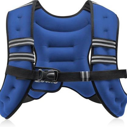 【Deals for You】Zelus Weighted Vest, 6Lb/8Lb/12Lb/16Lb/20Lb/25Lb/30Lb, Gym Outfits, with Reflective Stripe for Workout,Training,Gym,Fitness,Comfortable,All Seasons,Gift Ideat Idea, Summer Accessories Sandbag