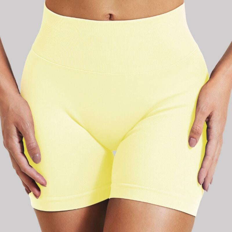 Coral Canton Impact Shorts,High Waisted Butt Lifting,Shaping Curve-Hugging Compression