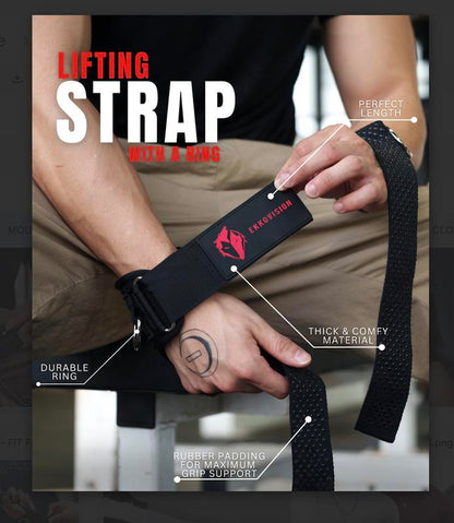 NEW EKKO Lifting Strap - Strength Training Accessory for Fitness and Exercise - Versatile Design for Various Strength Training Activities