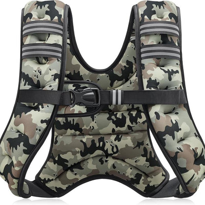 【Deals for You】Zelus Weighted Vest, 6Lb/8Lb/12Lb/16Lb/20Lb/25Lb/30Lb, Gym Outfits, with Reflective Stripe for Workout,Training,Gym,Fitness,Comfortable,All Seasons,Gift Ideat Idea, Summer Accessories Sandbag