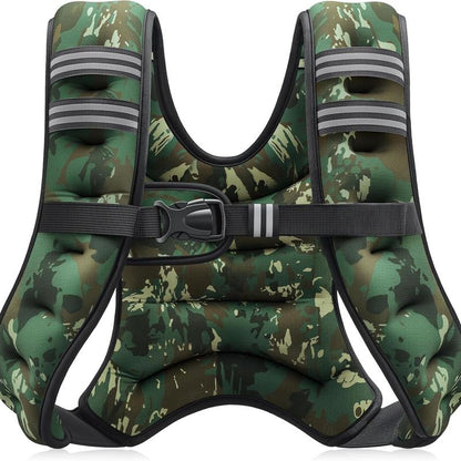 【Deals for You】Zelus Weighted Vest, 6Lb/8Lb/12Lb/16Lb/20Lb/25Lb/30Lb, Gym Outfits, with Reflective Stripe for Workout,Training,Gym,Fitness,Comfortable,All Seasons,Gift Ideat Idea, Summer Accessories Sandbag