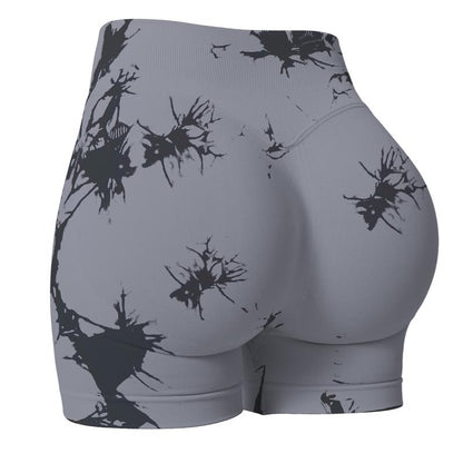 Coral Canton Impact Shorts,High Waisted Butt Lifting,Shaping Curve-Hugging Compression