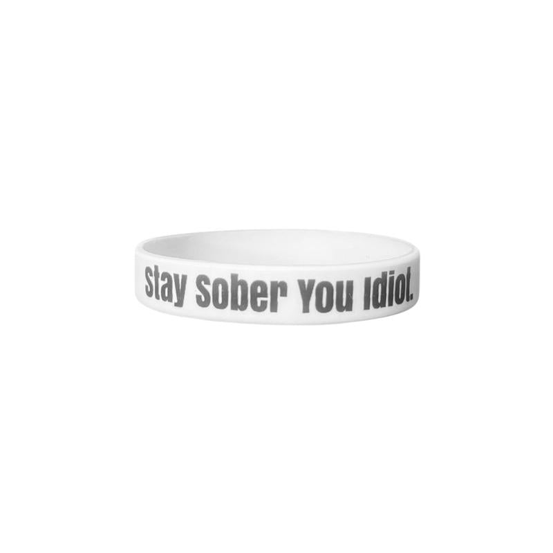 Stay Sober You Idiot. Wristbands Quick Dry Water-Resistant Breathable Comfortable Unisex