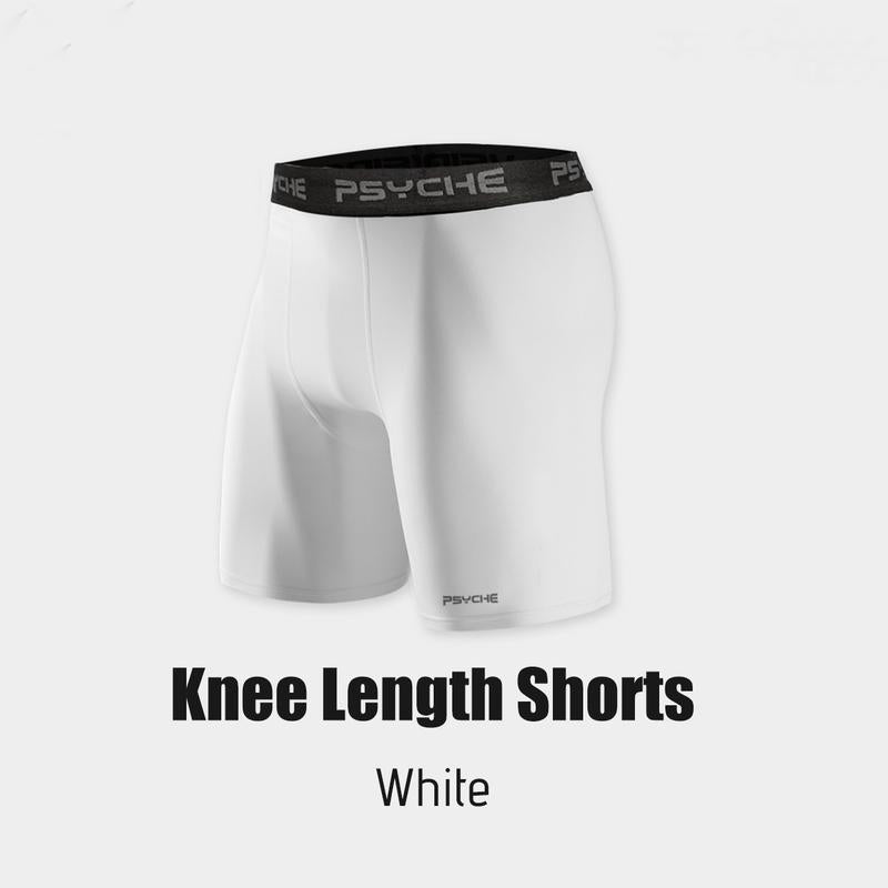 PSYCHE Compression Pants Shirt Sports Shorts Shorts Casual Sports Pants for Gym Workout Running Men'S Sport & Outdoor Basketball Base Laye