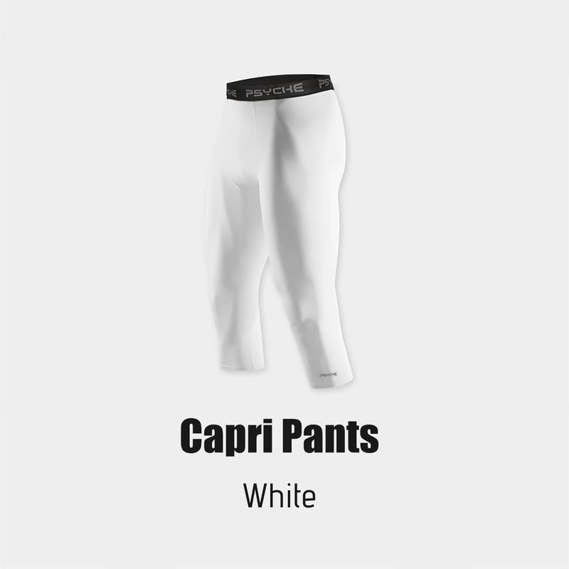 PSYCHE Compression Pants Shirt Sports Shorts Shorts Casual Sports Pants for Gym Workout Running Men'S Sport & Outdoor Basketball Base Laye