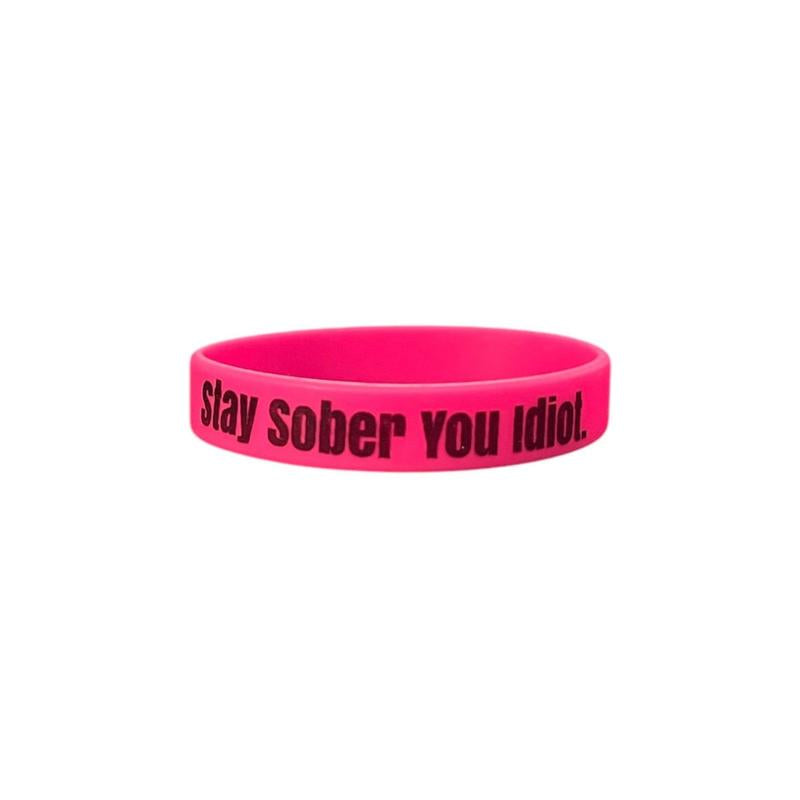 Stay Sober You Idiot. Wristbands Quick Dry Water-Resistant Breathable Comfortable Unisex