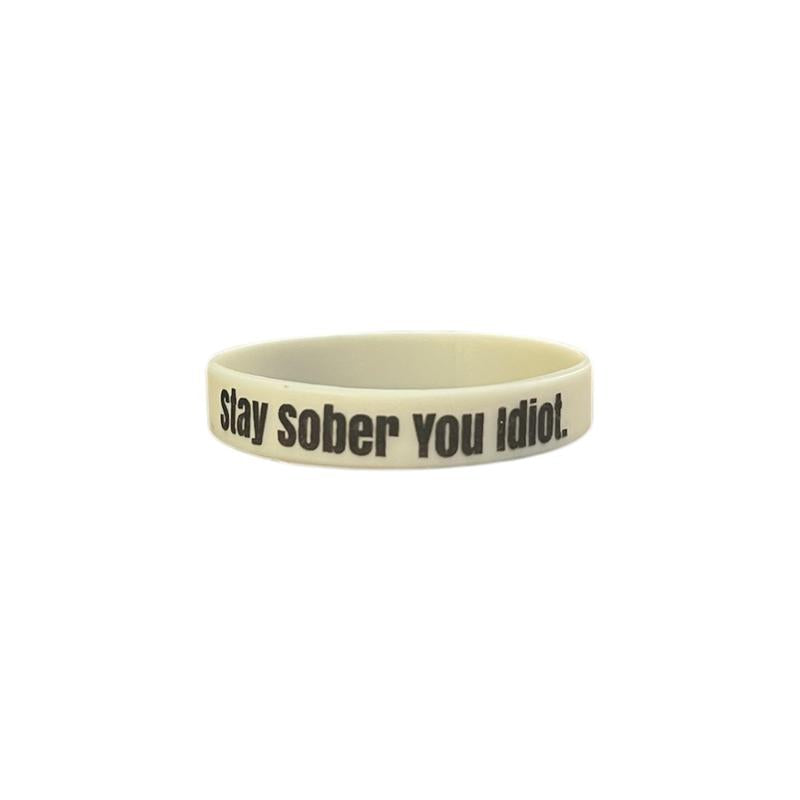 Stay Sober You Idiot. Wristbands Quick Dry Water-Resistant Breathable Comfortable Unisex
