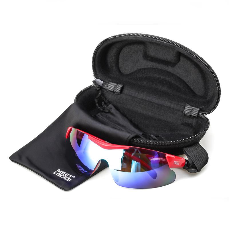 MEETLOCKS Cycling Glasses for Men/Women Sports Sunglasses for Cycling Riding