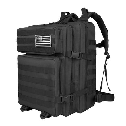 45L Large Tactical Backpack for Men Military Army Assault Pack Highland Backpacks, Molle Daypack 3 Day Bug Out Bag Hiking Campin