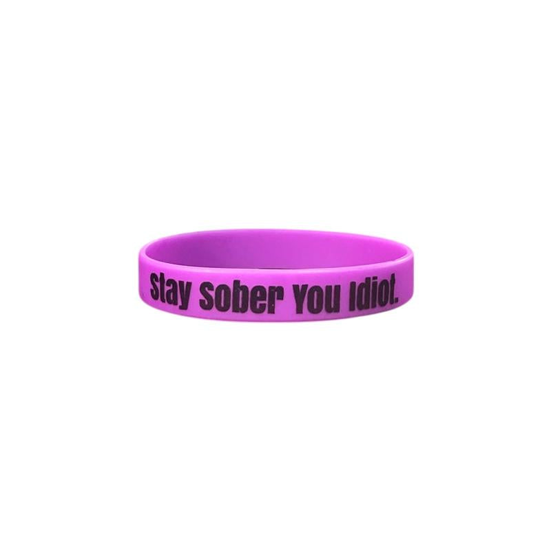 Stay Sober You Idiot. Wristbands Quick Dry Water-Resistant Breathable Comfortable Unisex