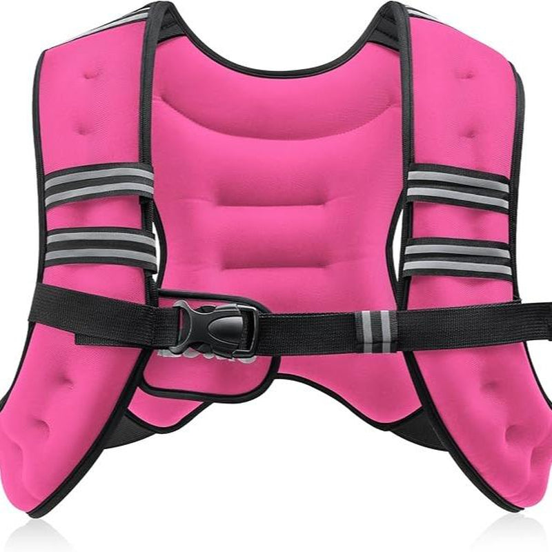 【Deals for You】Zelus Weighted Vest, 6Lb/8Lb/12Lb/16Lb/20Lb/25Lb/30Lb, Gym Outfits, with Reflective Stripe for Workout,Training,Gym,Fitness,Comfortable,All Seasons,Gift Ideat Idea, Summer Accessories Sandbag