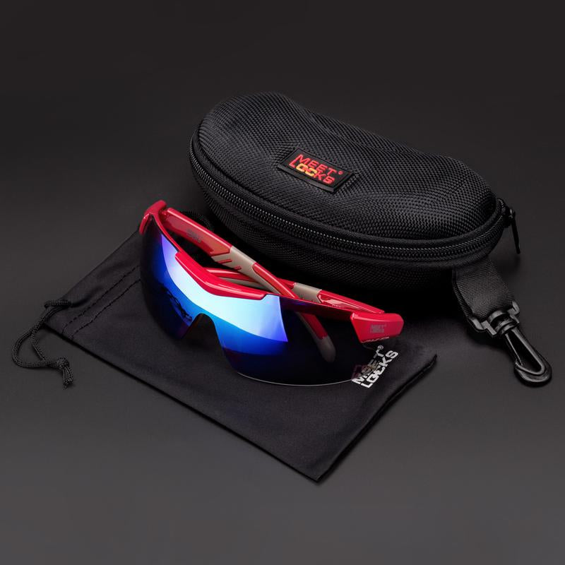 MEETLOCKS Cycling Glasses for Men/Women Sports Sunglasses for Cycling Riding