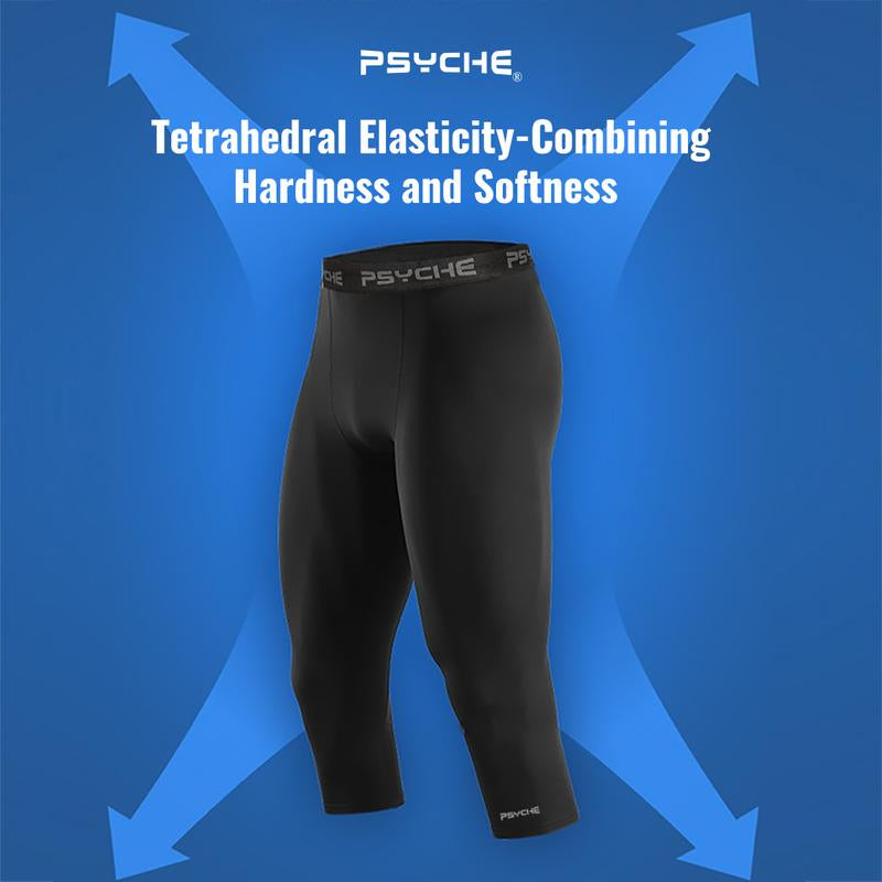 PSYCHE Compression Pants Shirt Sports Shorts Shorts Casual Sports Pants for Gym Workout Running Men'S Sport & Outdoor Basketball Base Laye