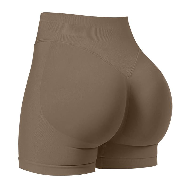 Coral Canton Impact Shorts,High Waisted Butt Lifting,Shaping Curve-Hugging Compression