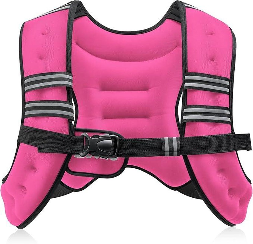【Deals for You】Zelus Weighted Vest, 6Lb/8Lb/12Lb/16Lb/20Lb/25Lb/30Lb, Gym Outfits, with Reflective Stripe for Workout,Training,Gym,Fitness,Comfortable,All Seasons,Gift Ideat Idea, Summer Accessories Sandbag