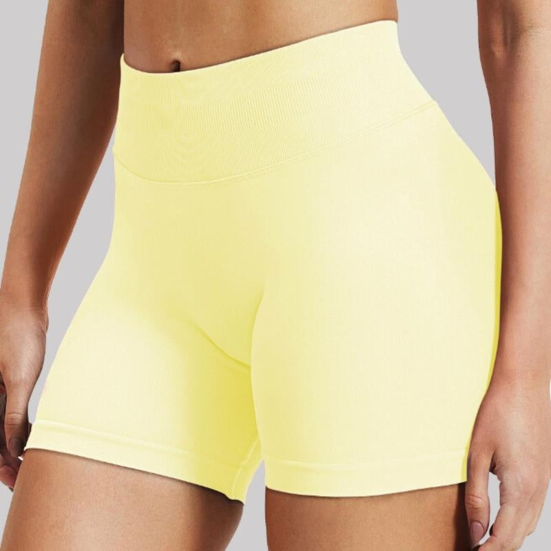 Coral Canton Impact Shorts,High Waisted Butt Lifting,Shaping Curve-Hugging Compression