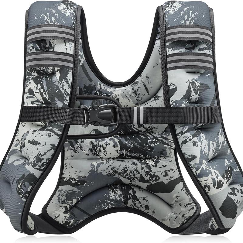 【Deals for You】Zelus Weighted Vest, 6Lb/8Lb/12Lb/16Lb/20Lb/25Lb/30Lb, Gym Outfits, with Reflective Stripe for Workout,Training,Gym,Fitness,Comfortable,All Seasons,Gift Ideat Idea, Summer Accessories Sandbag