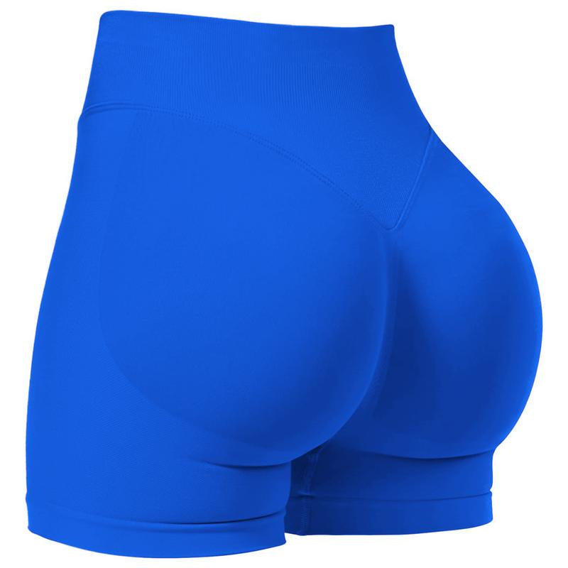Coral Canton Impact Shorts,High Waisted Butt Lifting,Shaping Curve-Hugging Compression