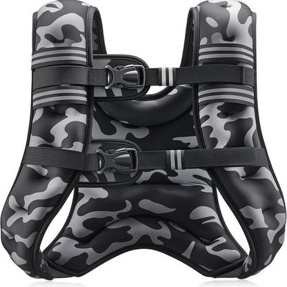 【Deals for You】Zelus Weighted Vest, 6Lb/8Lb/12Lb/16Lb/20Lb/25Lb/30Lb, Gym Outfits, with Reflective Stripe for Workout,Training,Gym,Fitness,Comfortable,All Seasons,Gift Ideat Idea, Summer Accessories Sandbag