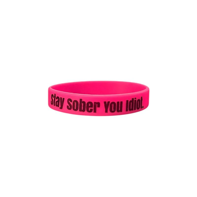 Stay Sober You Idiot. Wristbands Quick Dry Water-Resistant Breathable Comfortable Unisex