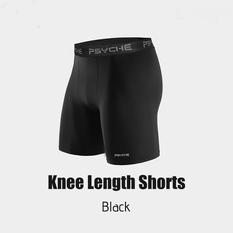 PSYCHE Compression Pants Shirt Sports Shorts Shorts Casual Sports Pants for Gym Workout Running Men'S Sport & Outdoor Basketball Base Laye
