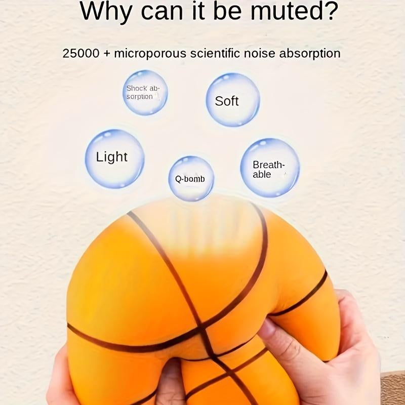 2025 Upgraded Version Silent Basketball with Grooves, 7.09Inch , Perfect Gift Choice