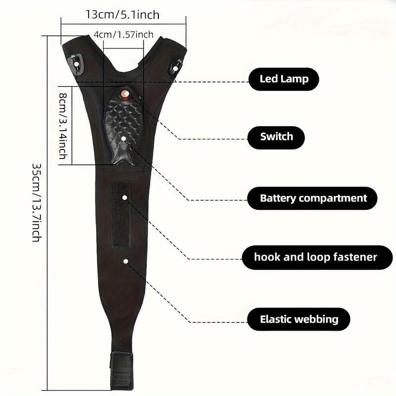 1Pc Fingerless Light Glove - Equipped with Super Bright Waterproof LED Light, Conveniently USB Rechargeable, Innovative Fingerless Design for Maximum Dexterity - Perfect for Camping and Fishing Trips Goggles