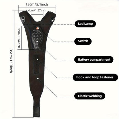 1Pc Fingerless Light Glove - Equipped with Super Bright Waterproof LED Light, Conveniently USB Rechargeable, Innovative Fingerless Design for Maximum Dexterity - Perfect for Camping and Fishing Trips Goggles