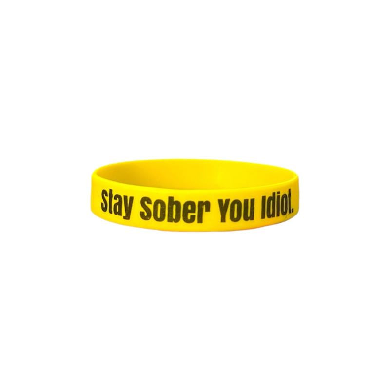 Stay Sober You Idiot. Wristbands Quick Dry Water-Resistant Breathable Comfortable Unisex