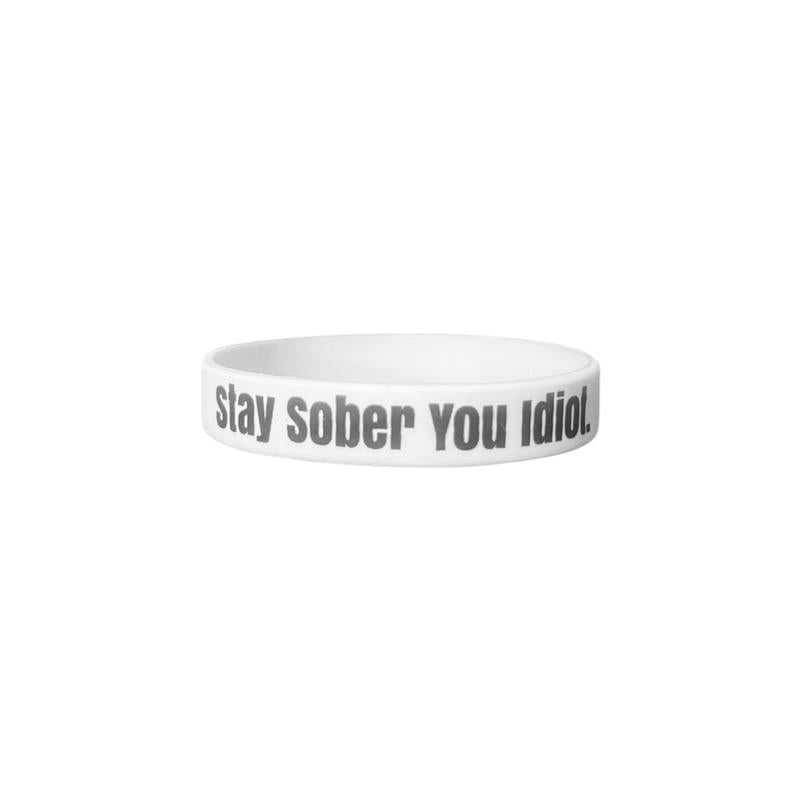 Stay Sober You Idiot. Wristbands Quick Dry Water-Resistant Breathable Comfortable Unisex